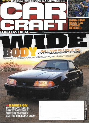 CAR CRAFT 2018 JUNE - WIDE BODY, '72 MONTE CARLO DRIVETRAIN SWAP, BOSS 429 REDO